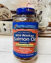 США Натуральний риб&acuteячий жир лосося PURE ALASKA Omega Wild Salmon Oil