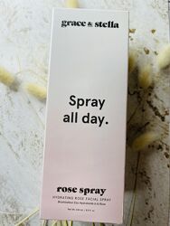 США Увлажняющий спрей для лица с розой GRACE and STELLA Rose Facial Spray 