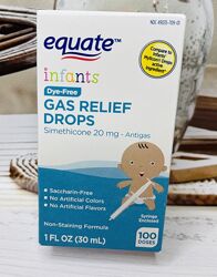 США Краплі від коліків Equate Infants&acute Gas Relief Drops від народження 