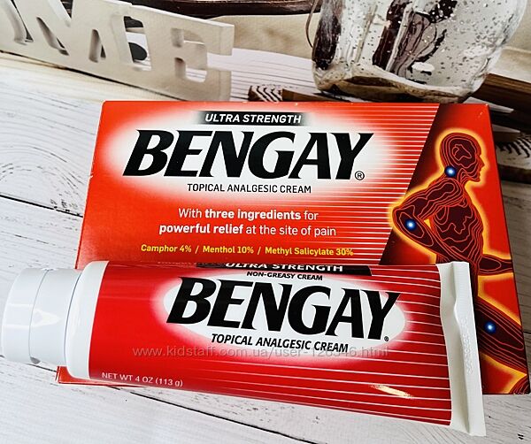 США Мазь від болю в суглобах та спині Bengay Ultra Strength Cream