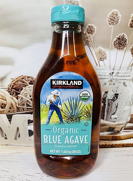 США Сироп агави органічний KIRKLAND Organic Blue Agave, 1л