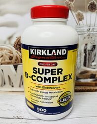 США Комплекс вітамінів групи В з електролітами KIRKLAND Super B-Complex