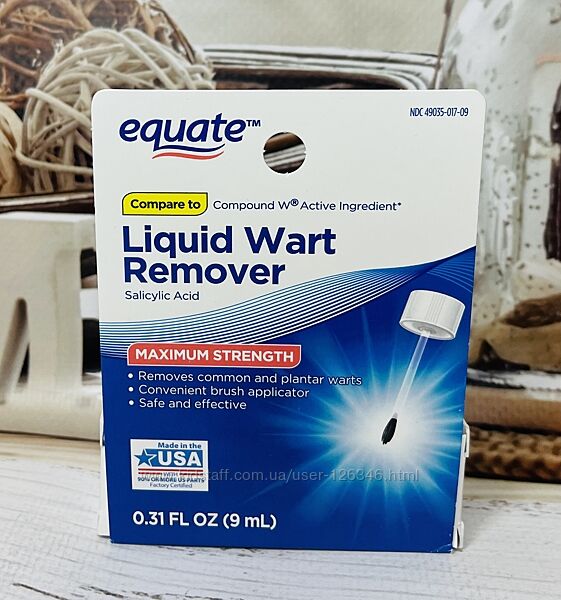 США Засіб для видалення бородавок Equate Liquid Wart Remover