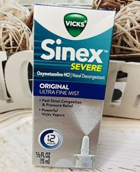 США Спрей від закладеності носа VICKS Sinex Severe Original Ultra Fine Mist