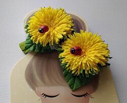 Заколочки кульбабки 