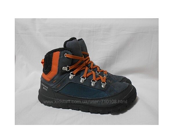 Теплые ботинки quechua waterproof р.36.
