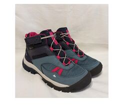 Демисезонные ботинки quechua crossrock mid waterproof.