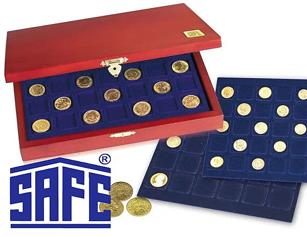 Касета для монет SAFE Elegance, дерев&acuteяна