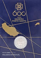 Португалія 2019. Офіційний набір 2 Євро - Мадейра і Порту-Санту