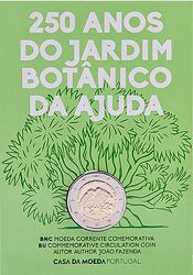 Португалія 2018. Офіційний набір 2 Євро - Ботанічний сад Ажуда