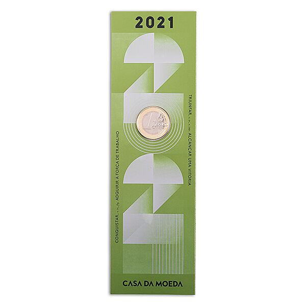 Португалія 2021. Офіційний набір 1 Євро