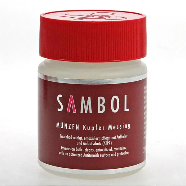 Засіб для чищення монет мідь та латунь  Sambol