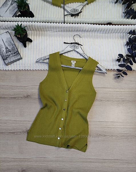 Топ рубчик на ґудзиках River Island p S-M