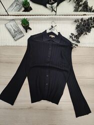 Кардиган джемпер рубчик H&M p XS-S