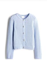 Кардиган в коси зі змішаної бавовни H&Mp L-XL