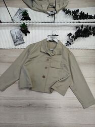 Люксовий вкорочений бавовняний тренч Sonja Marohn p S