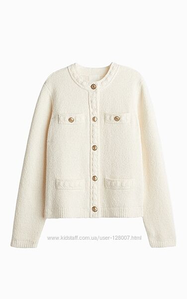 Щільний кардиган в стилі Old money H&M p немає, приблизно L
