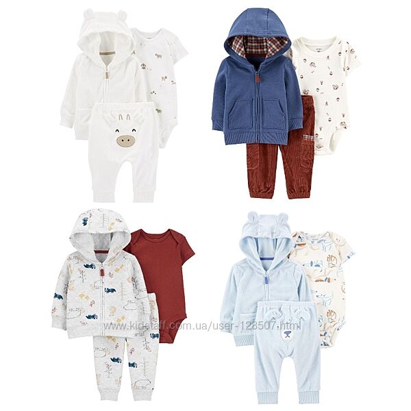 Carters Бавовняні костюми для хлопчиків 6-9-12-18-24 міс