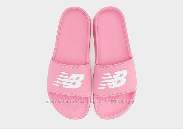 New Balance. Оригинал. Шлепанцы New Balance 200 slide pink/white