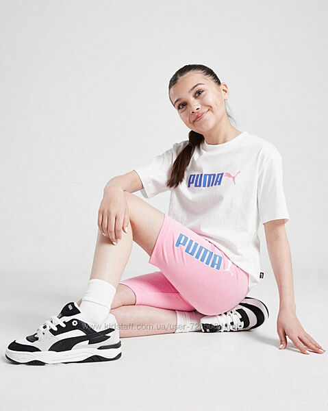 Puma. Оригинал. Велосипедки байкер шорты в палитре пинка.