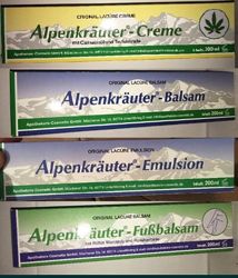 Крем бальзам Alpenkrauter Emulsion, Balsam, Fubbalsam знеболюючий 200 гр.