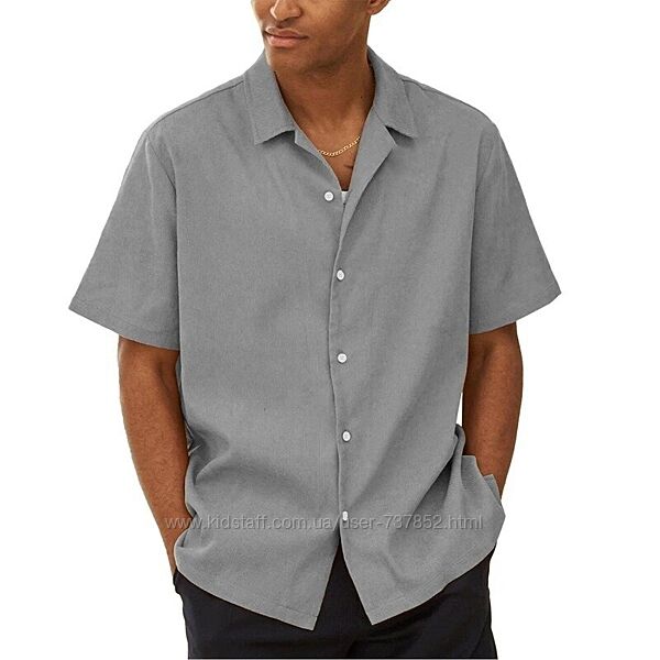 Рубашка лен Primark Размер XL