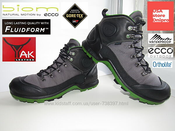 Ботинки треккинговые Ecco Biom Terrain Akka Mid Lite GTX р 42 27.5см