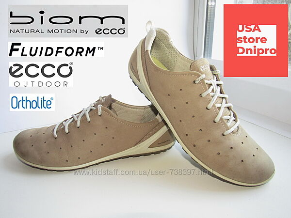Кроссовки, мокасины, кеды Ecco Biom Lite W Moon Rock разм. 39 25см