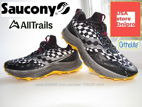 Трейловые, трекинговые кроссовки Saucony Endorphin M Trail р. 45 29.5см
