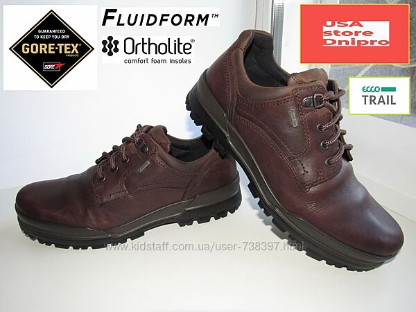 Мембранные Ecco Track 6 Gore-Tex Plain Toe Luxury Edt. р. 41-42 27см