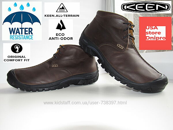 Ботинки ваксованные, хайтопы Keen Boston 2 Mid WR разм. 44 28.5см