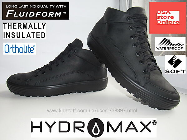 Ботинки мембранные Ecco Soft 7 Tred Hydromax Winter р. 44 28.5см