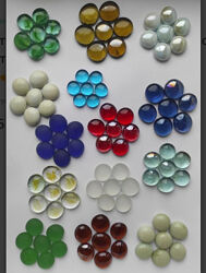 Камешки марблс , капельки стеклянные цветные