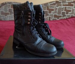 Осінні черевики з натуральної шкіри Steve Madden