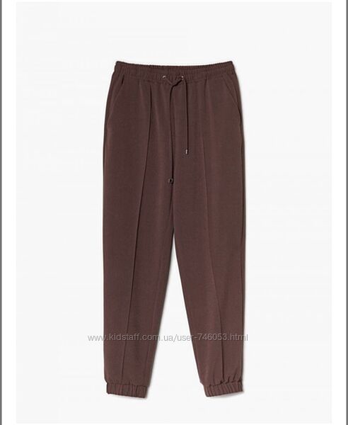 Коричневые джогеры cropp 