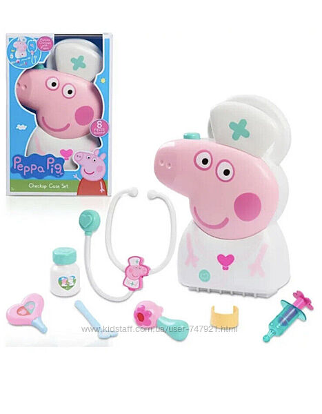 Ігровий набір доктора Свинка Пеппа Peppa Pig лікар.