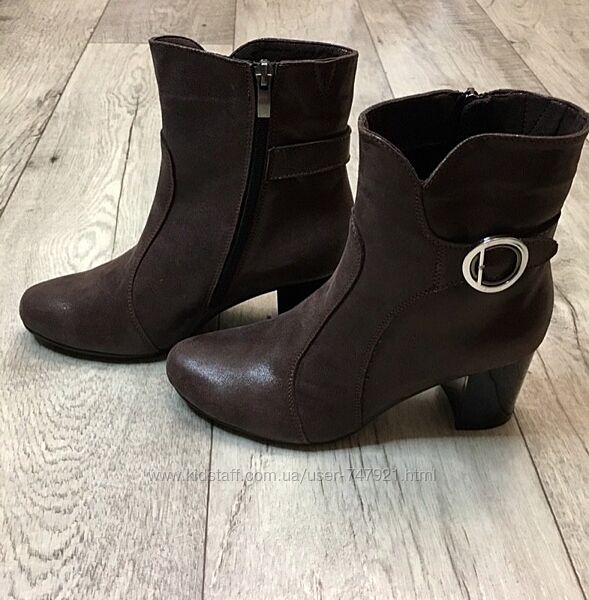 Распродажа женские ботинки демисезон нубук р-р 37.