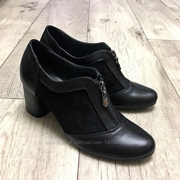 Распродажа женские туфли-ботильоны размер 37 натуральная кожа.