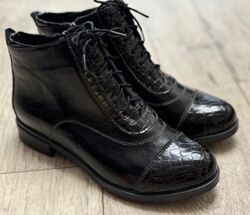 Распродажа женские ботинки кожа лаковая р -р 37.