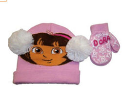 Шапка и варежки от Никелодеон Nick Jr. Dora Даша р. р. 2-5 лет оригинал.