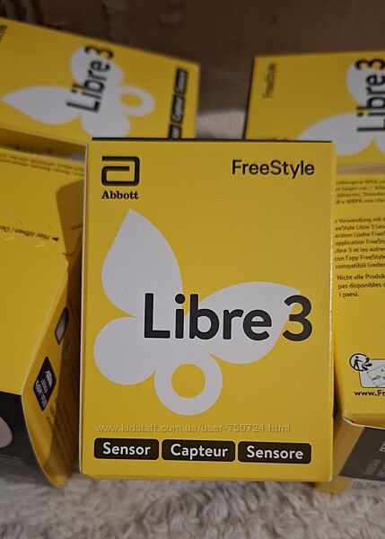 Сенсор FreeStyle Libre 3 Німеччина Термін 06/2026 либра лібра