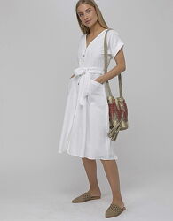 Біла лляна сукня р.18 анг, нова MONSOON Linen blend