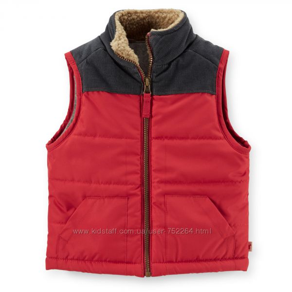 Желетки с вельветавыми вставками