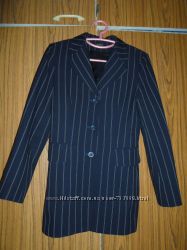 Пиджак женский, темно-синий, 36 размер
