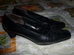 Туфли черные кожаные Gabor 37 размер 