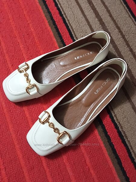 Балетки итальянская кожа