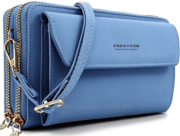 Гаманець сумка жіноча Блакітна
