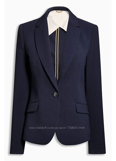 Новый с биркой темно-серый пиджак Next размер 18 UK наш 52
