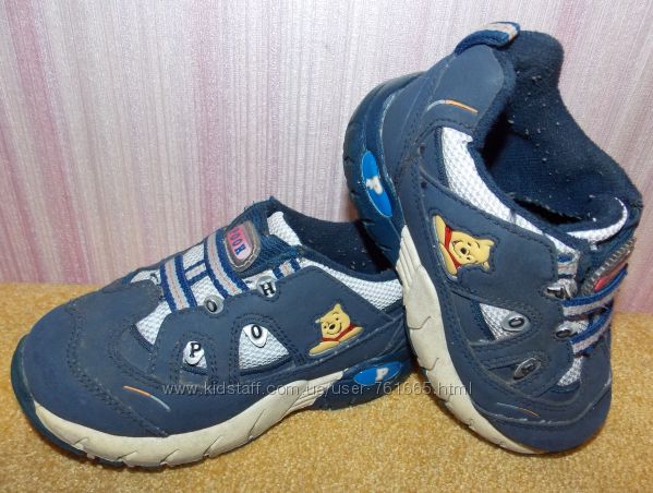 Темно-синие демисезонные кроссовки DisneyWinnie Pooh - 15, 5 см стелька