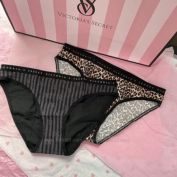 Дуже зручна модель бавовняних трусиків Victorias Secret у розмірах  S, М, L